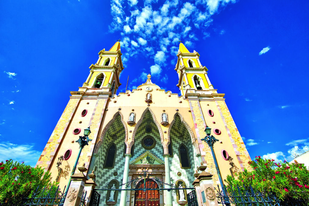Catedral de la Imaculada Concepción no Centro Histórico da cidade de Mazatlán.